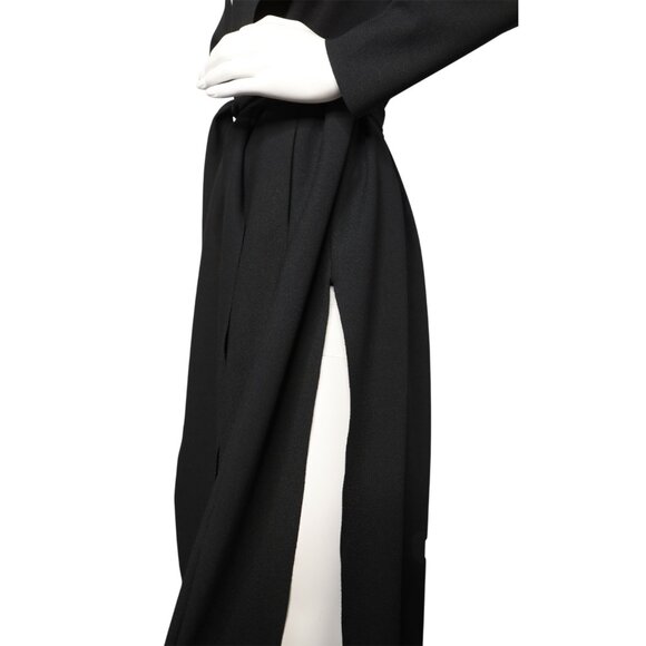 FINDERS Keepers Long Belted Black Duster Cardigan Classic - Picture 12 of 16